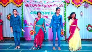 GEETHANJALI HIGH SCHOOL - JAMMALAMADUGU - CHENIGA CHELO SONGCHILDREN'S DAY CELEBRATION NOVEMBER 2024