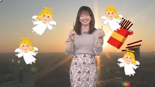 【江川 清音】ポッキー＆プリッツの女神【ウェザーニュース切り抜き】