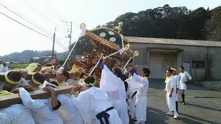 2019.3.16 南房総市三芳御庄区 熱田神社 神輿修復記念③