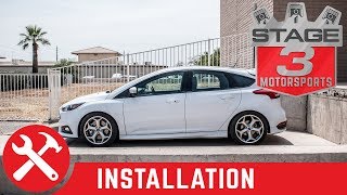 2013-2017 Ford Focus ST Ecoboost H&R Sport Springs Install