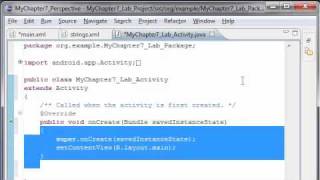 :: Chapter 7.4 :: Lab Step Two :: Android SDK Tutorial ::