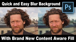 Background Blur in Photoshop cc 2019 in a few minutes!