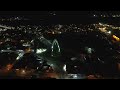 vista nocturna monumento san pedro de macoris dji phantom 4