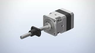 Stepper Motor Linear Actuator Attachment - LA Series