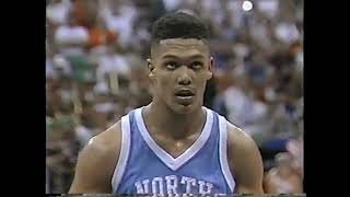 1990 MIDWEST REGIONAL ARKANSAS VS NORTH CAROLINA 2ND HALF