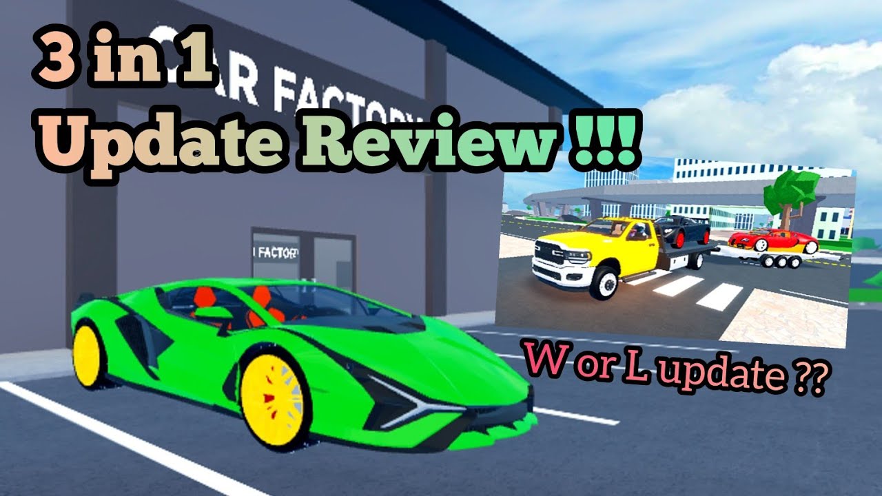 Roblox Car Dealership Tycoon | 3 In 1 Lembo Update Review !!! - YouTube