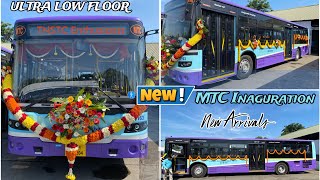 NEW MTC Bus Inaugural 😍🔥🥳 | Exclusive | ULE \u0026 BS 6, Rebuilt buses 🥳🥳