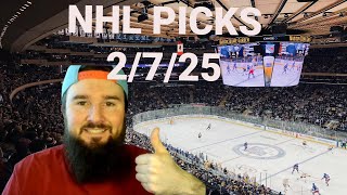 Free NHL Picks Today 2/7/25