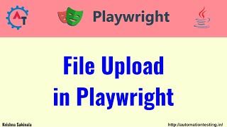 #38 File Upload in Playwright Java