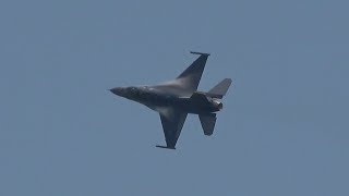 F-16デモ 千歳基地航空祭予行2019.08.02