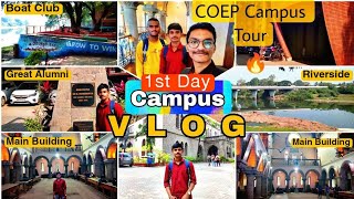 FIRST DAY AT COEP Pune ♥ | COEP 🔥 | College Of Engineering Pune | COEP Pune 😊 | #coep #coeppune