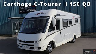 Carthago C-Tourer I 150 QB Motorhome For Sale at Camper UK