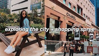 TRAVEL VLOG: exploring the city & shopping spree!