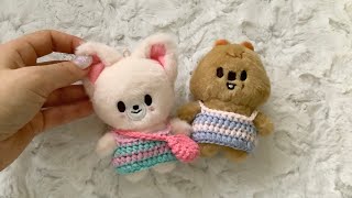 스키주 한쿼카 폭시니 나시 원피스 만들기 / skzoo doll crochet clothes