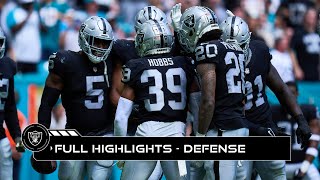 Raiders' Top 2023 Defensive Plays | Full Highlights | NFL