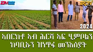 ኣበርክቶ መንእሰያት ኣብ ሕርሻ ኣፍ ሂምቦልን ከባቢኡን - ማእገር   | Contribution of youth at Afe Himbol farm | ERi-TV