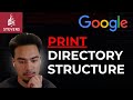 Google Coding Interview: Print the Directory Structure