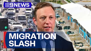 Queensland Premier reinforces calls to slash migration over housing crisis | 9 News Australia