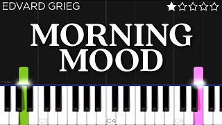 Edvard Grieg - Morning Mood | EASY Piano Tutorial