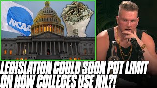 Pat McAfee's Thoughts On Federal Legislation Putting A Limit On NIL Deals For College Athletes