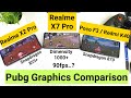 Poco F3 vs Realme X7 Pro vs X2 Pro Pubg 90fps Gameplay Graphics Comparison Indepth review