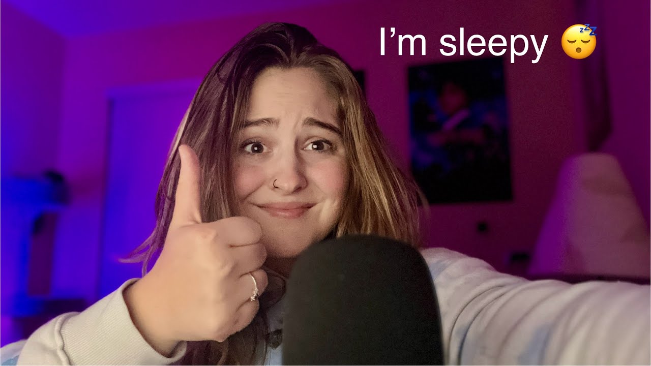 Trying To Stay Awake While Doing Asmr Super Tired Youtube
