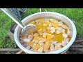 goat parts recipe cooking mutton special part in my village healthy foods cooking skill