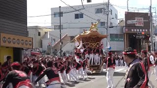 野田区地車修理入魂式御披露目曳行 2023/5/21