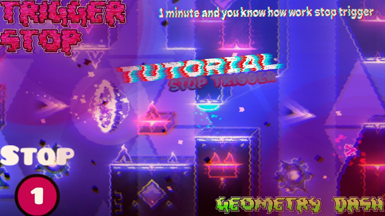 4k Stop Trigger Tutorial Geometry Dash 2 11 Youtube