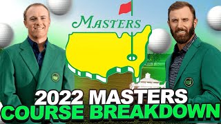 Course Breakdown -  2022 Masters Tournament: Augusta National Golf Club