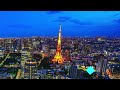 【4k hdr】tokyo japan night view timelapse tour 2024 summer