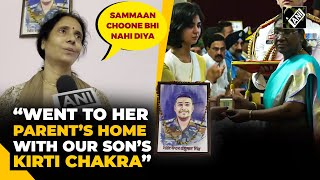 “Took Kirti Chakra with her...”Parents of late Capt make serious allegations against daughter-in-law