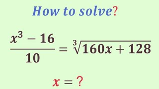 A  awesome mathematics problem | Olympiad Question | can you solve this radical problem | x=?
