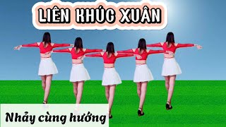 Nhảy cùng hướng /Liên khúc Xuân /remix/chacha/ bài nhảy Tết