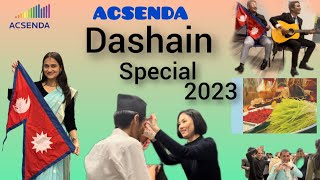 Dashain in Acsenda School of management || Abroad Dashain || 2023 Dashain || Vancouver Dashain