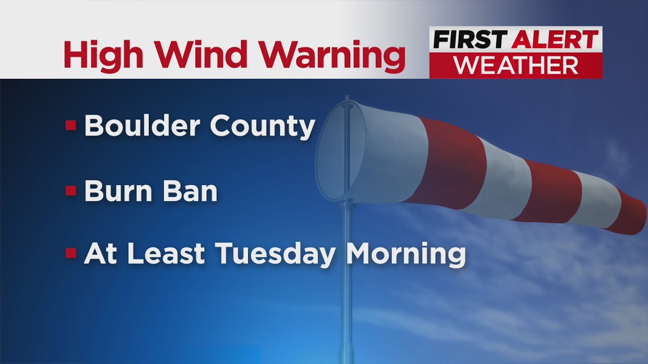 With High Winds On The Way Boulder County Issues Burn Ban Youtube