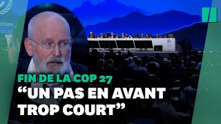 Face à l’accord de la COP27, le dépit du représentant de l’UE