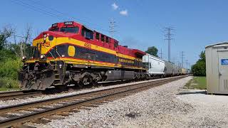 KCS 4583 leads CPKC 346 through Morton Grove