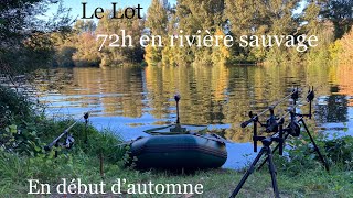 72 heures seul sur la rivière /pêche de la carpe