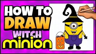 🎃How to Draw a Minion🎃 Halloween Edition | Art for Kids | Step by Step Lesson