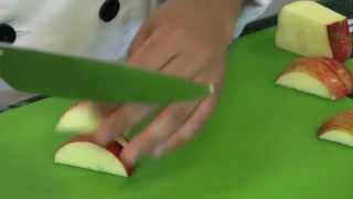 How to Chop and Slice an Apple