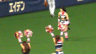 2011年10月10日　中日VS東京ヤクルト　ドアラの占いバック転タイム