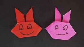 Origami Kelinci Gampang Banget untuk PAUD |  Easy Rabbit Origami