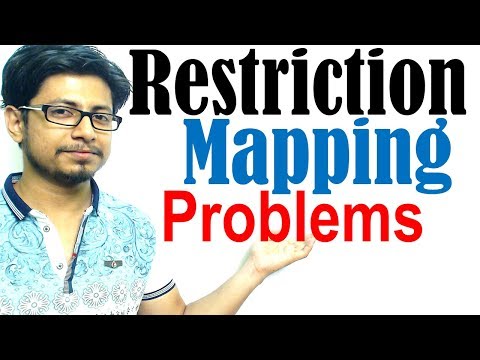 Restriction mapping problems tutorial Restriction mapping problems tutorial