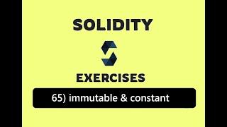 65) constant & immutable variables