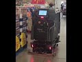 Automated Cleaning Robots In Walmart Cleaning Floors