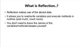 C# Basic Reflection Tutorial - 2 - What is Reflection?