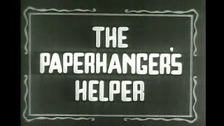 Laurel \u0026 Hardy - The Paperhanger's Helper - Oliver Hardy only - 1925