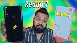 REDMI 7 UNBOXING \u0026 FIRST IMPRESSIONS IN HINDI ⚡ ⚡ ⚡ Best Phone Under 8000??