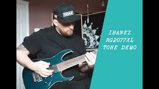 Ibanez Prestige 7 string- RG2077xl pt2- Lundgren M7 Demo + early mods (Ibanez prestige review)